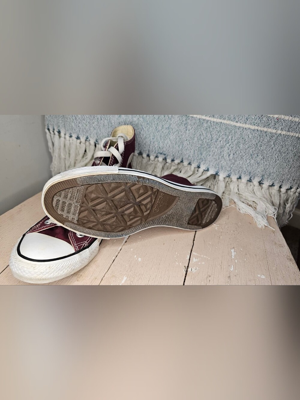 Converse Chuck Taylor All Star High Tops – Burgundy / Maroon – Women’s 9.5 - Picture 3 of 5